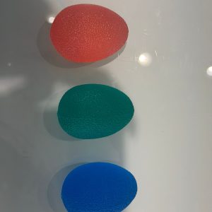 סט 3 ביצי סיליקון לתרגול כף היד